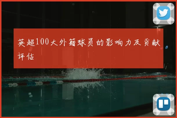 英超100大外籍球员的影响力及贡献评估